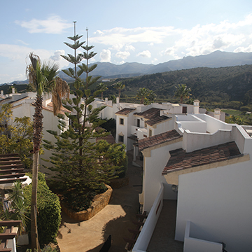 A view across the properties onsite