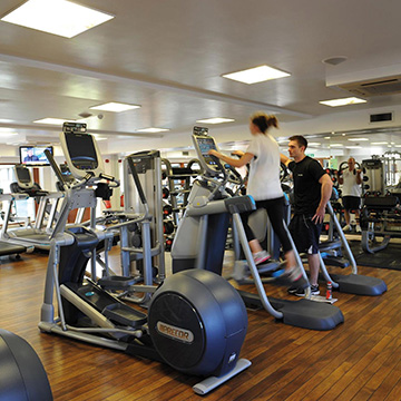 Indoor gym with great facilities