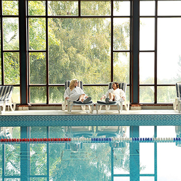 Relax by the indoor pool