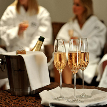 Enjoy celebrating with friends at the spa