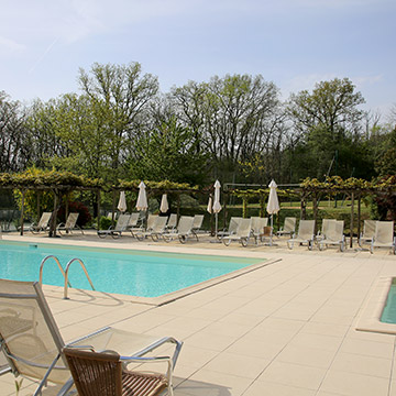 Pool and loungers