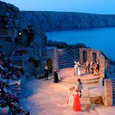 Watch an evening performance in the 750 seat, fully equipped auditorium in the cliff side Minack Theatre