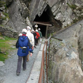 Amazing tours deep underground in Honister Slate Mine