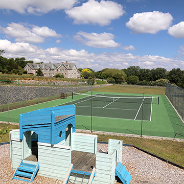 Tennis and childrens area