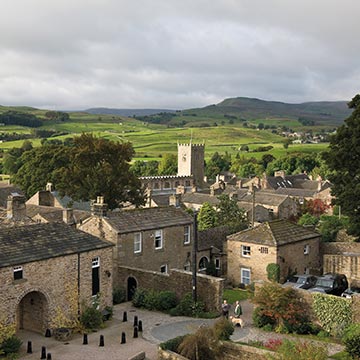 View of Lodge Yard within Askrigg