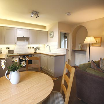 Open plan living, dining kitchen area