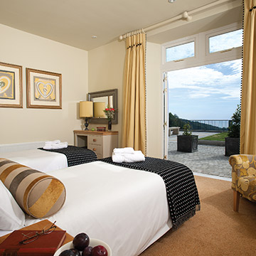 Bedroom with balcony