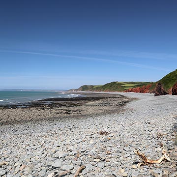 Peppercombe Beach nerby