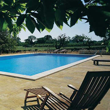 Swimming pool in Puglia, Italy